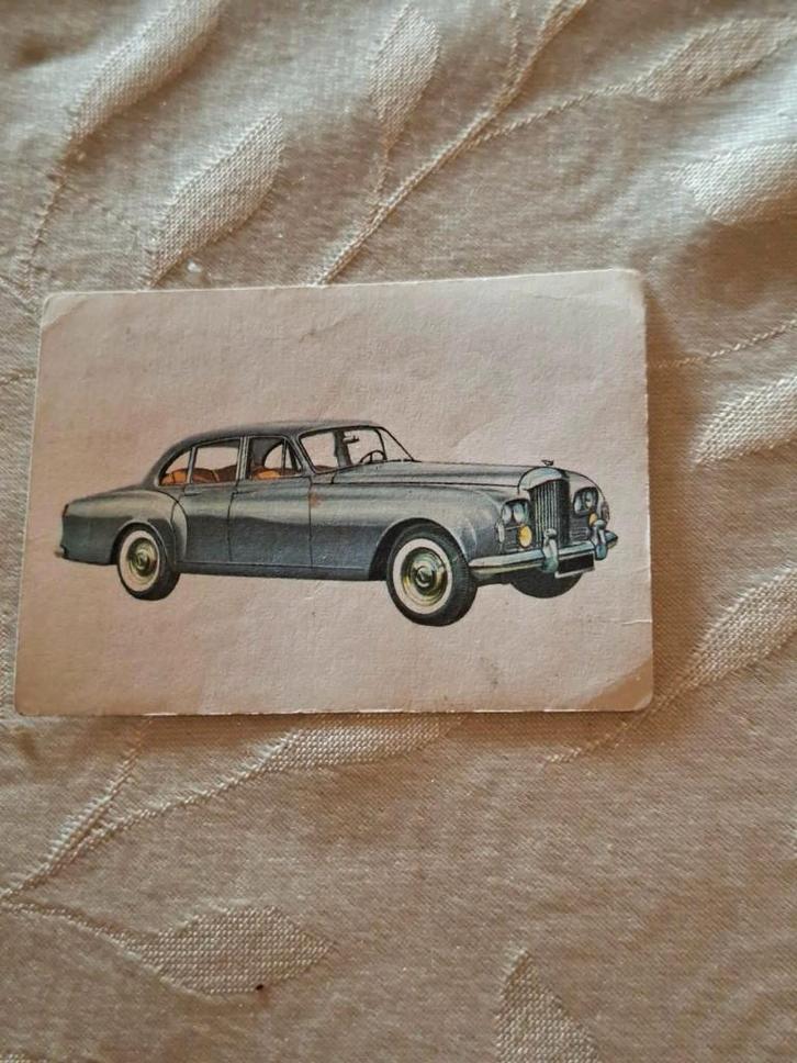 Prentje/Chromo : Bentley Continental/Chocolade Jacques, Collections, Photos & Gravures, Utilisé, Gravure, Autres sujets/thèmes