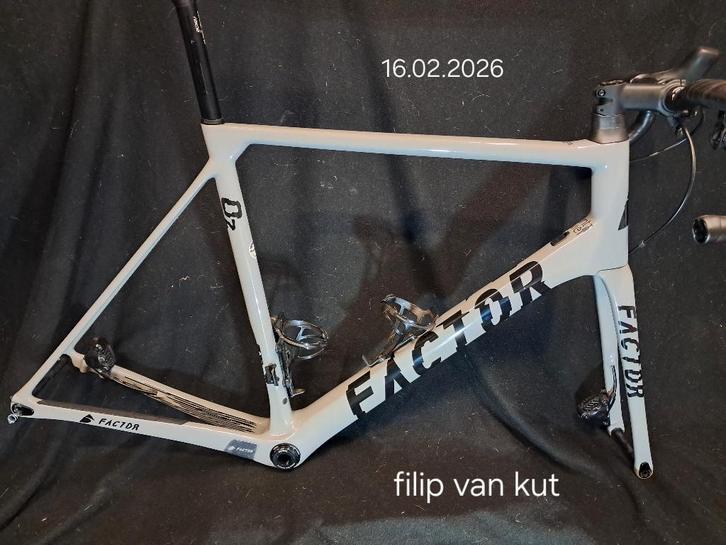 Frameset Factor O2 disc, Fietsen en Brommers, Fietsonderdelen, Zo goed als nieuw, Racefiets, Frame, Ophalen