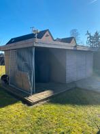 Tuinhuis met overkapping of hondenren, gratis af te halen, Tuin en Terras, Ophalen, Tuinhuis, Zonder ramen, 500 cm of meer