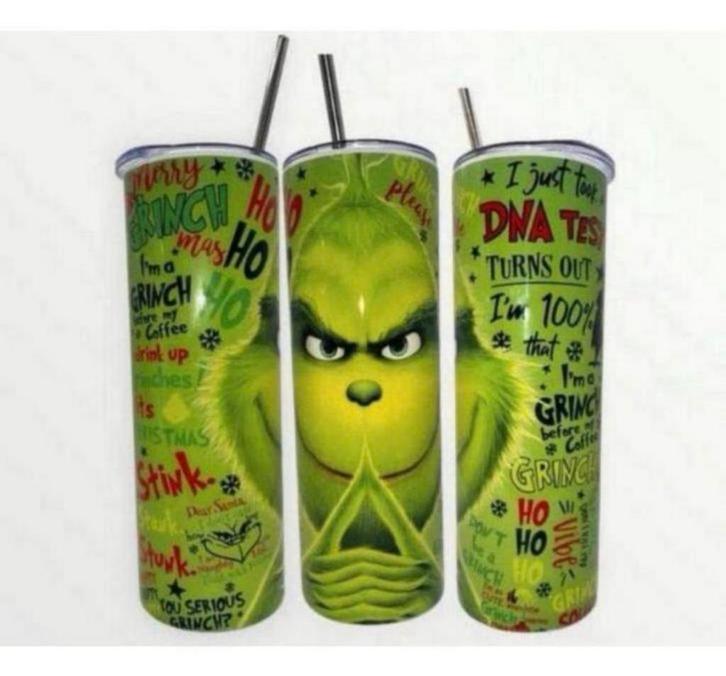 The Grinch - Christmas kerstmis kerst 0.6 L thermos beker, Diversen, Kerst, Nieuw, Ophalen of Verzenden