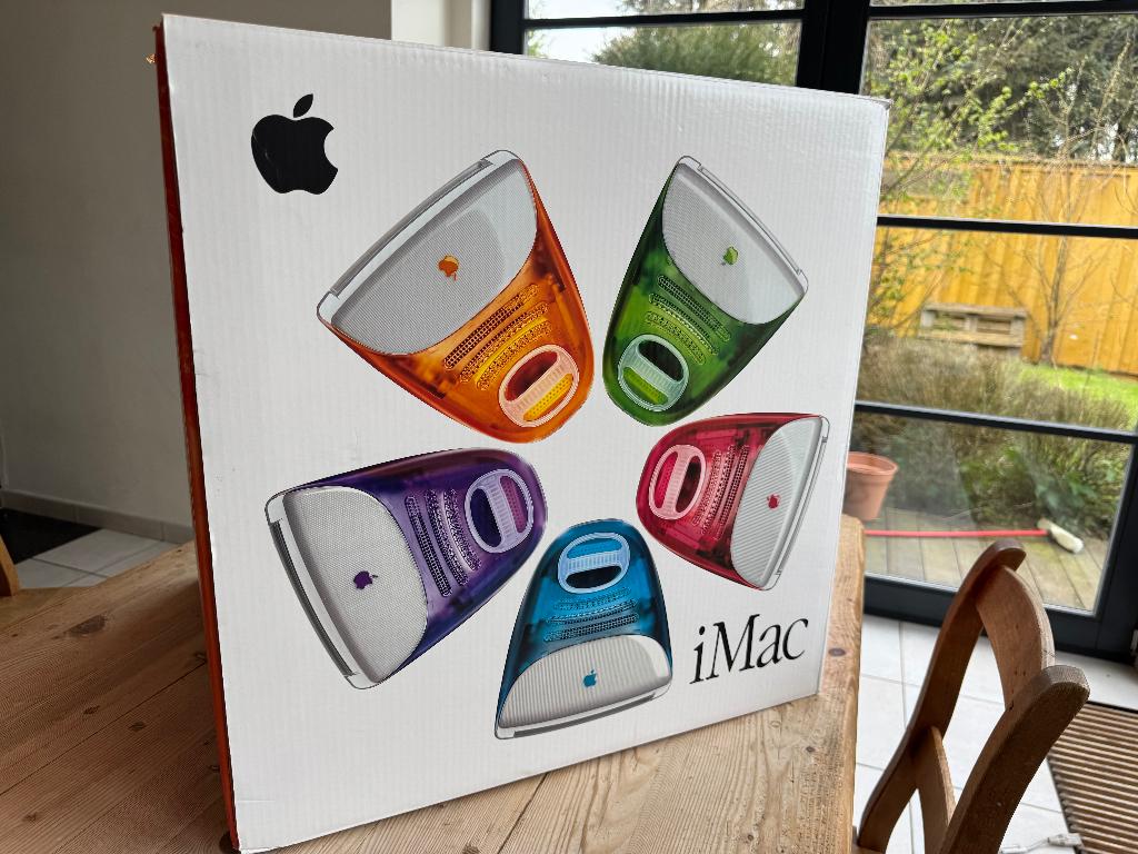 Apple iMac G3 Lime (groen) compleet + doosje — Vintage, Computers en Software, Vintage Computers, Ophalen