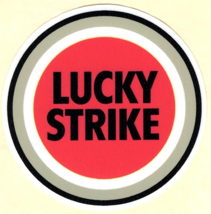 Lucky Strike sticker #5, Motoren, Verzenden