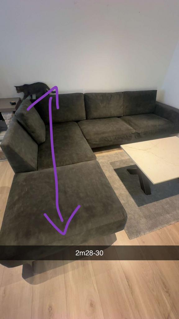 Gratis zetel, Maison & Meubles, Canapés | Salons, Enlèvement, Utilisé, Quatre personnes ou plus, Banc d'angle