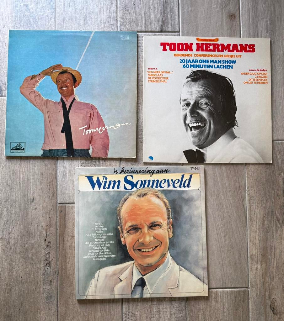 LP’s Toon Hermans en Wim Sonneveld, Cd's en Dvd's, Ophalen of Verzenden, Zo goed als nieuw