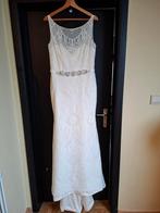 Trouwkleed met kant, Ophalen