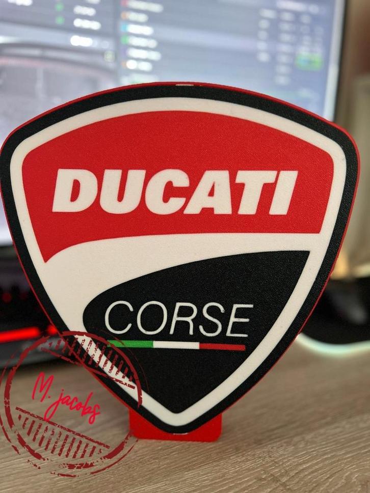 Ducati lichtbak, perfect voor de mancave, bar, Verzamelen, Merken en Reclamevoorwerpen, Ophalen of Verzenden