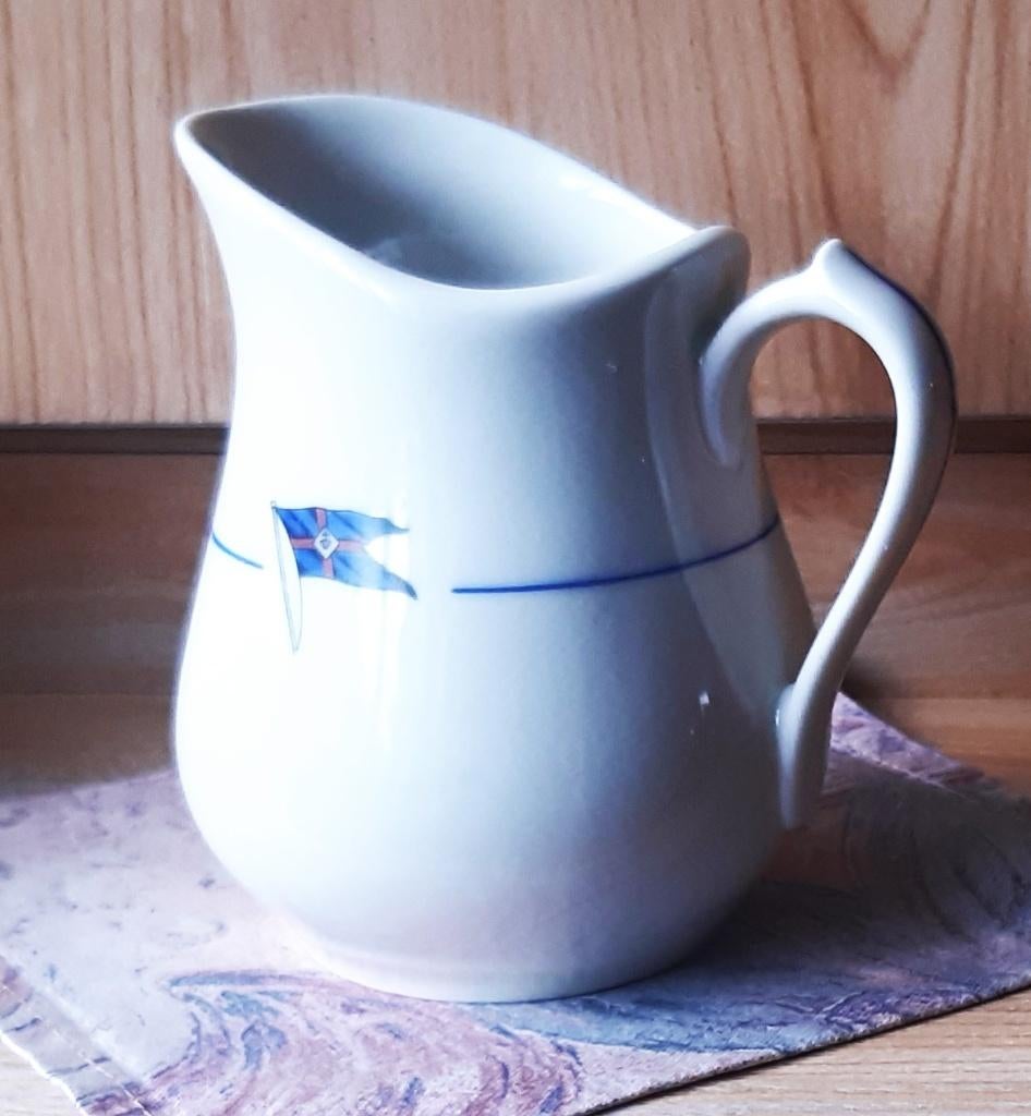 SCHEEPVAART MOOI GROOT MELK KANNETJE CMB Cie MARITIME BELGE, Verzamelen, Ophalen of Verzenden