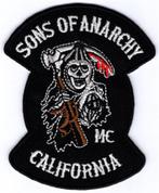Sons of Anarchy stoffen opstrijk patch embleem #2, Verzenden