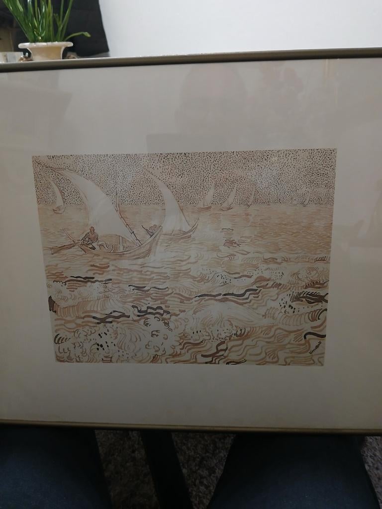 Reproduction sérigraphie van gogh, Antiquités & Art, Art | Peinture | Abstraite, Enlèvement