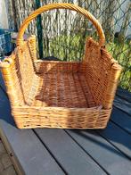 Panier a bûches excellent état, Maison & Meubles, Accessoires pour la Maison | Plataux & Paniers, Enlèvement, Rectangulaire, Bois