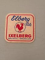 oud viltje ELBERG PILS brouwerij IXELBERG - BRUSSEL, Ophalen of Verzenden, Zo goed als nieuw, Viltje(s)