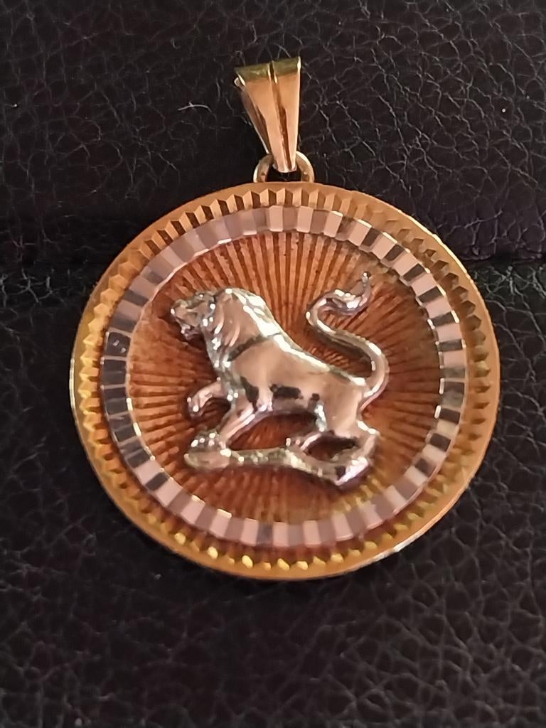 VINTAGE 18K GOUDEN HANGER/STERRENBEELD UIT 1950, Ophalen, Gebruikt, Goud, Goud