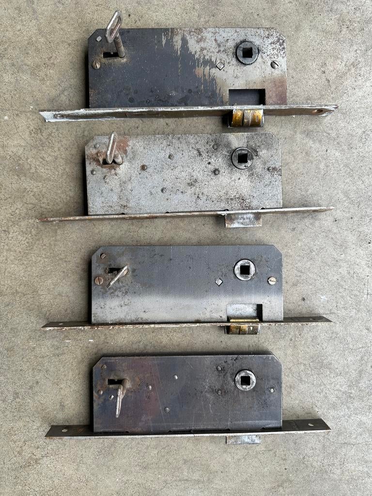 4 Litto binnendeur sloten met sleutels, Doe-het-zelf en Bouw, Hang- en Sluitwerk, Ophalen of Verzenden, Gebruikt, Slot