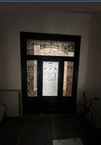 Mooie 3 delige deur met bovenlicht, Doe-het-zelf en Bouw, Deuren en Vliegenramen, Ophalen, Zo goed als nieuw, Glas