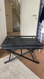 Dienblad op onderstel (bamboe), Ophalen, 50 tot 100 cm, Zo goed als nieuw, Rechthoekig