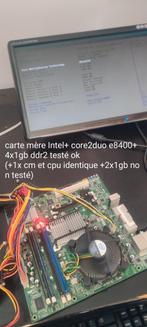 Carte mère avec core2duo et ram, Computers en Software, Ophalen of Verzenden, Zo goed als nieuw