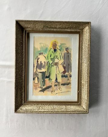 Peinture de J. Demeulemeester 35x43, Enlèvement