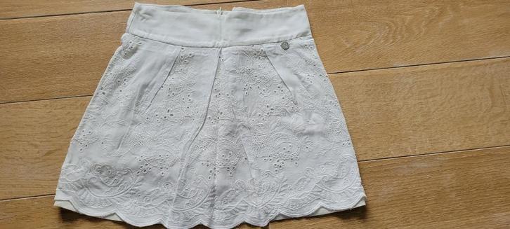 Witte rok - Scapa - maat 128 (8 jaar), Kinderen en Baby's, Kinderkleding | Maat 128, Gebruikt, Meisje, Jurk of Rok, Ophalen of Verzenden