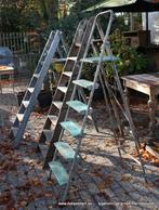 Retro vintage antieke oude ladders, Enlèvement ou Envoi