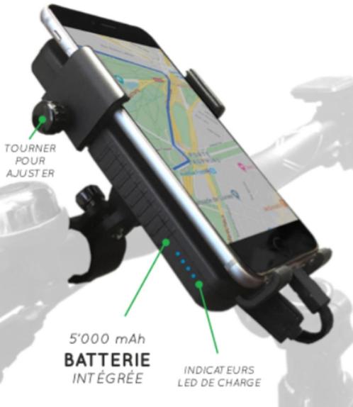 Telefoonhouder smartphone fiets + draadloos opladen NIEUW, Telecommunicatie, Telefoonhouders, Nieuw, Fiets, Ophalen of Verzenden