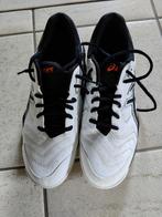 tennisschoenen Asics maat 44,5 gladde zolen wit zwart oranje, Ophalen