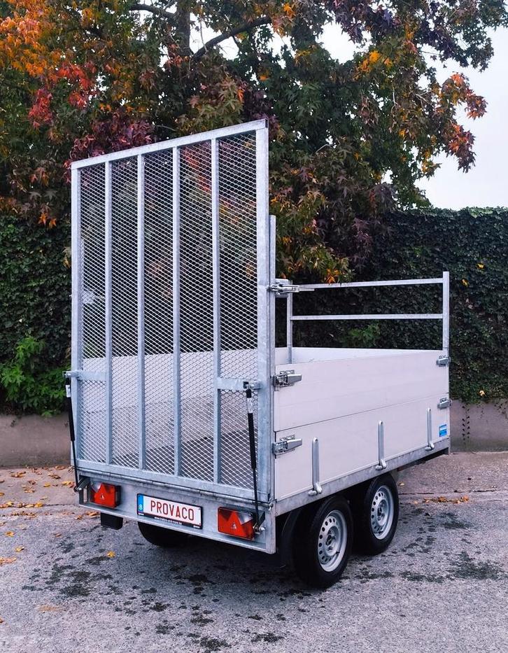 BW-TRAILERS 750kg keuringsvrij met coc-attest, Auto diversen, Aanhangers en Bagagewagens, Zo goed als nieuw, Ophalen