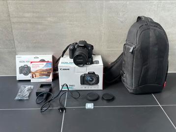 Canon EOS 700D, EF-S 18-135 IS STM Kit, met draagtas en SD. beschikbaar voor biedingen