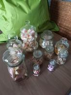 Nieuw 10 bokalen de hoogste is 27cm de kleinste is 9cm leeg, Huis en Inrichting, Woonaccessoires | Stolpen, Ophalen of Verzenden