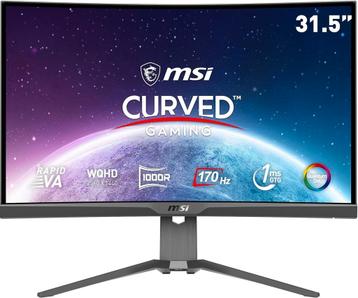 MSI MAG 325CQRF QD, 31.5" Curved Gaming Monitor, 2560 x 1440 beschikbaar voor biedingen