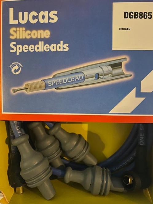 OLDTIMER. LUCAS DGB865 — Bougiekabels/-draden met SCHROEFSTE, Auto-onderdelen, Elektronica en Kabels, Citroën, Nieuw, Ophalen of Verzenden