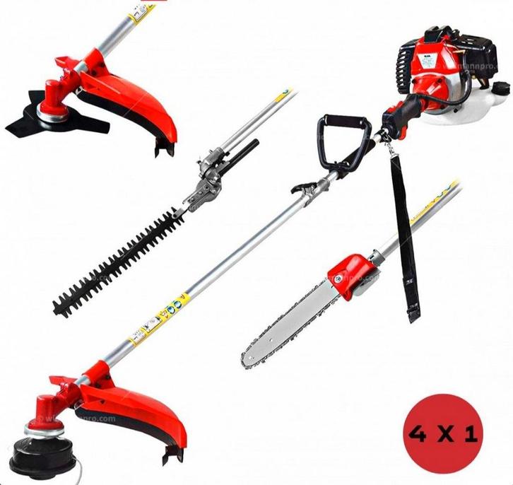 8 in 1 Bosmaaier Kantenmaaier kettingzaag heggenschaar, Tuin en Terras, Grastrimmers, Zo goed als nieuw, Ophalen of Verzenden