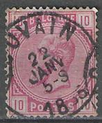 Belgique 1883 - Yvert/OBP 38 - Léopold II (ST), Envoi, Oblitéré