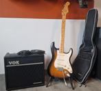 Squier stratocaster + vox versterker + hoes, stand & kabels, Muziek en Instrumenten, Ophalen