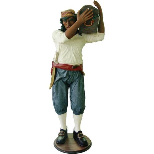 Treasure Hunter – Piraat Schatkist hoogte 197 cm, Verzamelen, Beelden en Beeldjes, Nieuw, Ophalen