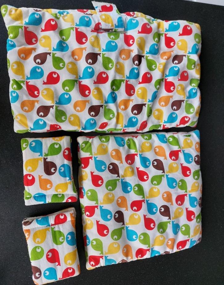 Vrolijke Tripp Trapp kussenset, Kinderen en Baby's, Kinderstoelen, Gebruikt, Overige typen, Stoelverkleiner, Ophalen