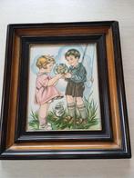 Vintage retro houten kader, Verzamelen, Ophalen of Verzenden, Huis en Inrichting