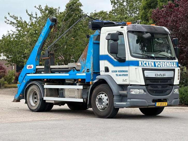 DAF LF 310 Portaalarm/ ABSETZKIPPER!AIRCO/KLIMA/EURO6!, Auto's, Vrachtwagens, Bedrijf, Airbags, Radio, Verwarmde buitenspiegels