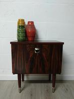 Vintage palissander nachtkastje | kastje retro, Ophalen of Verzenden