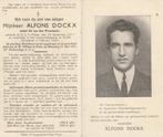 Oorlog concentratiekamp Dora 1945 Alfons Dockx, Collections, Images pieuses & Faire-part, Enlèvement ou Envoi