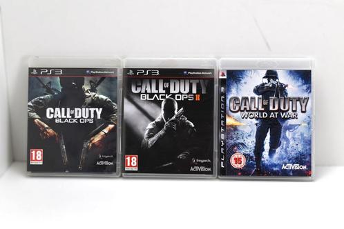 PS3 | COD Bundle - Black ops + Black ops II + World at War, Games en Spelcomputers, Games | Sony PlayStation 3, Zo goed als nieuw