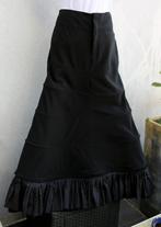 Prachtige zwarte avondrok met hoepels T38/40, Kleding | Dames, Maat 38/40 (M), Zwart, Ophalen of Verzenden, Zo goed als nieuw