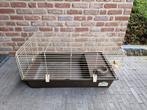Binnenhok 1m bruin, Dieren en Toebehoren, Knaagdieren en Konijnen | Hokken en Kooien, Kooi, Zo goed als nieuw, Konijn, 75 tot 110 cm
