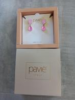 Oorbellen Pavie, Bijoux, Sacs & Beauté, Boucles d'oreilles, Enlèvement ou Envoi, Rose, Autres matériaux, Neuf