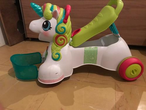 Infantino Sensory Smilin' Shimmer 3-in-1 Eenhoorn Loopwagen, Kinderen en Baby's, Speelgoed | Buiten | Voertuigen en Loopfietsen
