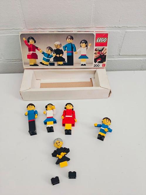 Vintage LEGO 200 Family set – niet compleet, Kinderen en Baby's, Speelgoed | Duplo en Lego, Gebruikt, Lego, Ophalen of Verzenden