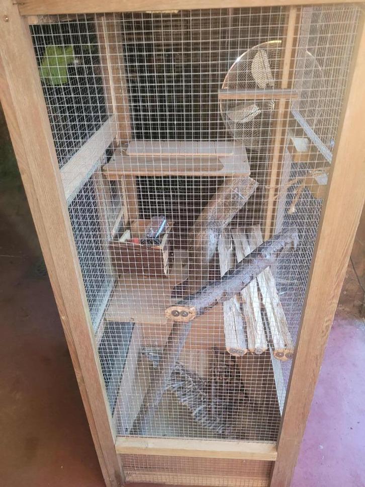 Herstelde Kooi Vogels/Knaagdieren, Dieren en Toebehoren, Overige Dieren-accessoires, Gebruikt, Ophalen