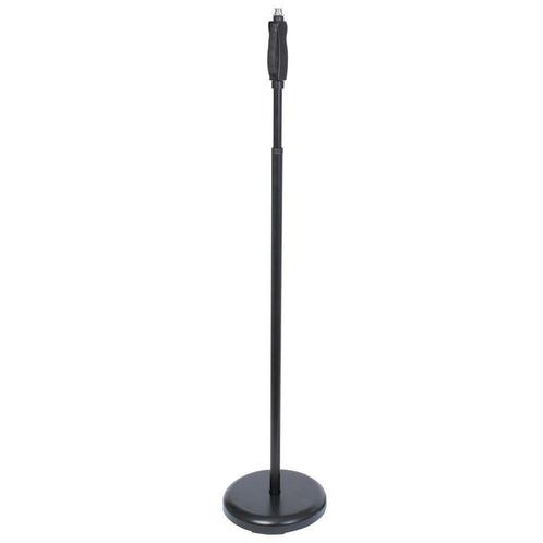 Rechte microfoon standaard op ronde voet Zwart, Muziek en Instrumenten, Standaarden, Nieuw, Muziekstandaard, Microfoon, Ophalen of Verzenden