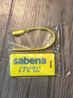 Sabena crew bagage badge, Ophalen of Verzenden