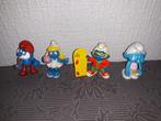 4 Smurfen figuurtjes, Verzamelen, Smurfen, Ophalen of Verzenden, Gebruikt, Verschillende Smurfen, Poppetje, Figuurtje of Knuffel