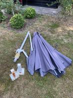 Parasol muurbevestiging, Tuin en Terras, Parasols, Ophalen, Gebruikt, Muurparasol, Kantelbaar